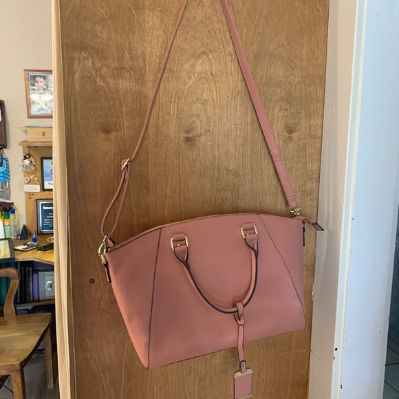 Bohemian Rose blush crossbody/ handbag - Picture 2 of 5